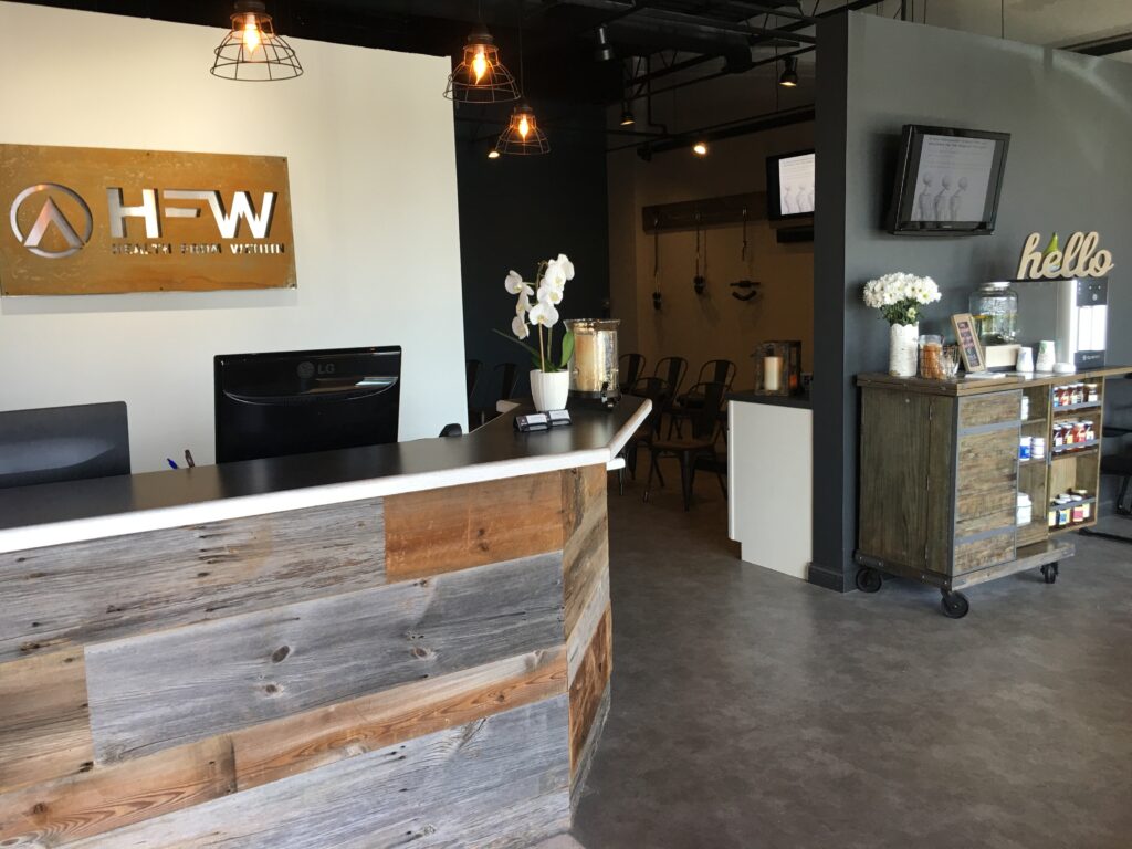 contemporary chiropractic office design